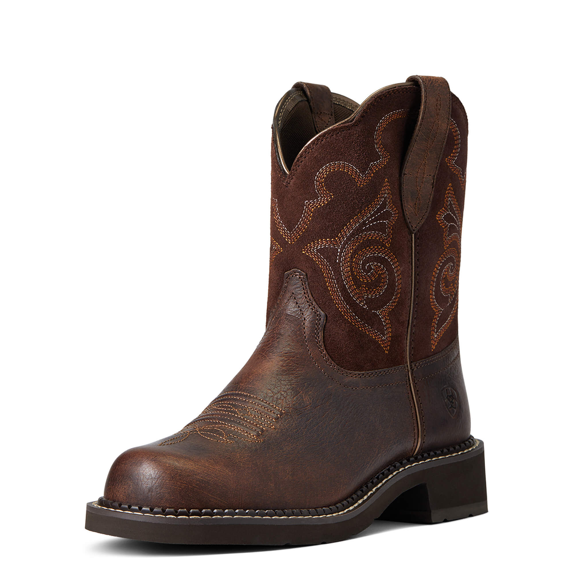 Ladies Ariat Fatbaby Heritage Boots - Forest Brown