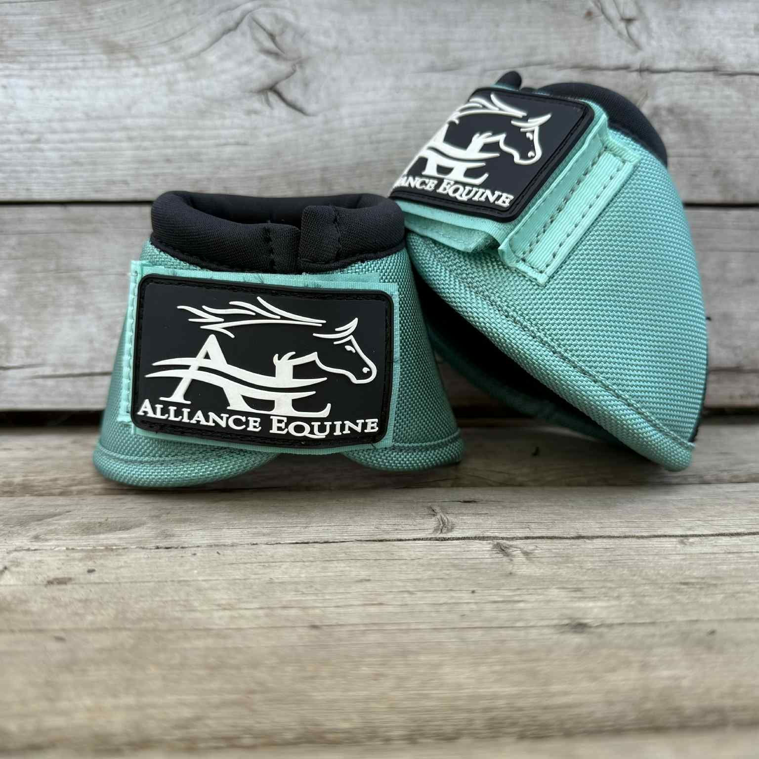 Alliance Equine NO-TURN Kevlar Bell Boots - Mint