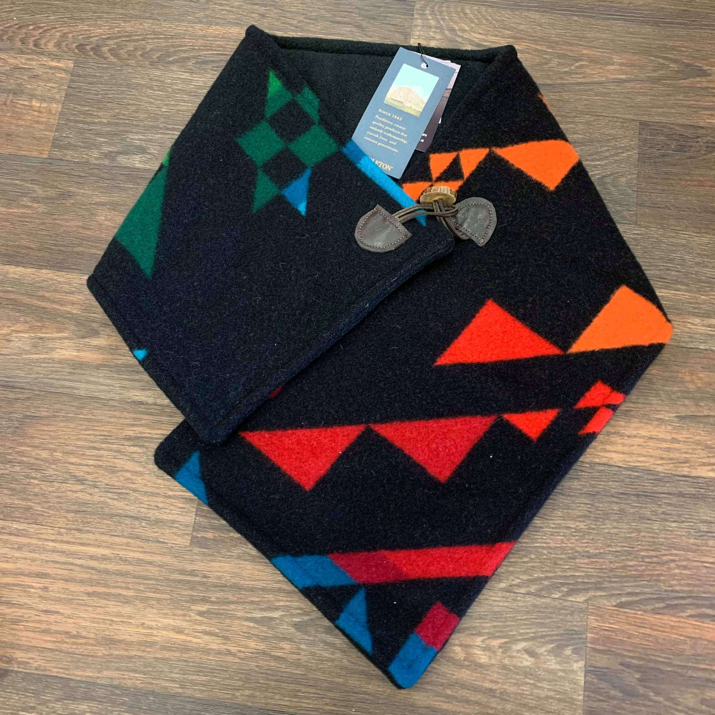 Black Aztec Pendleton Cowl