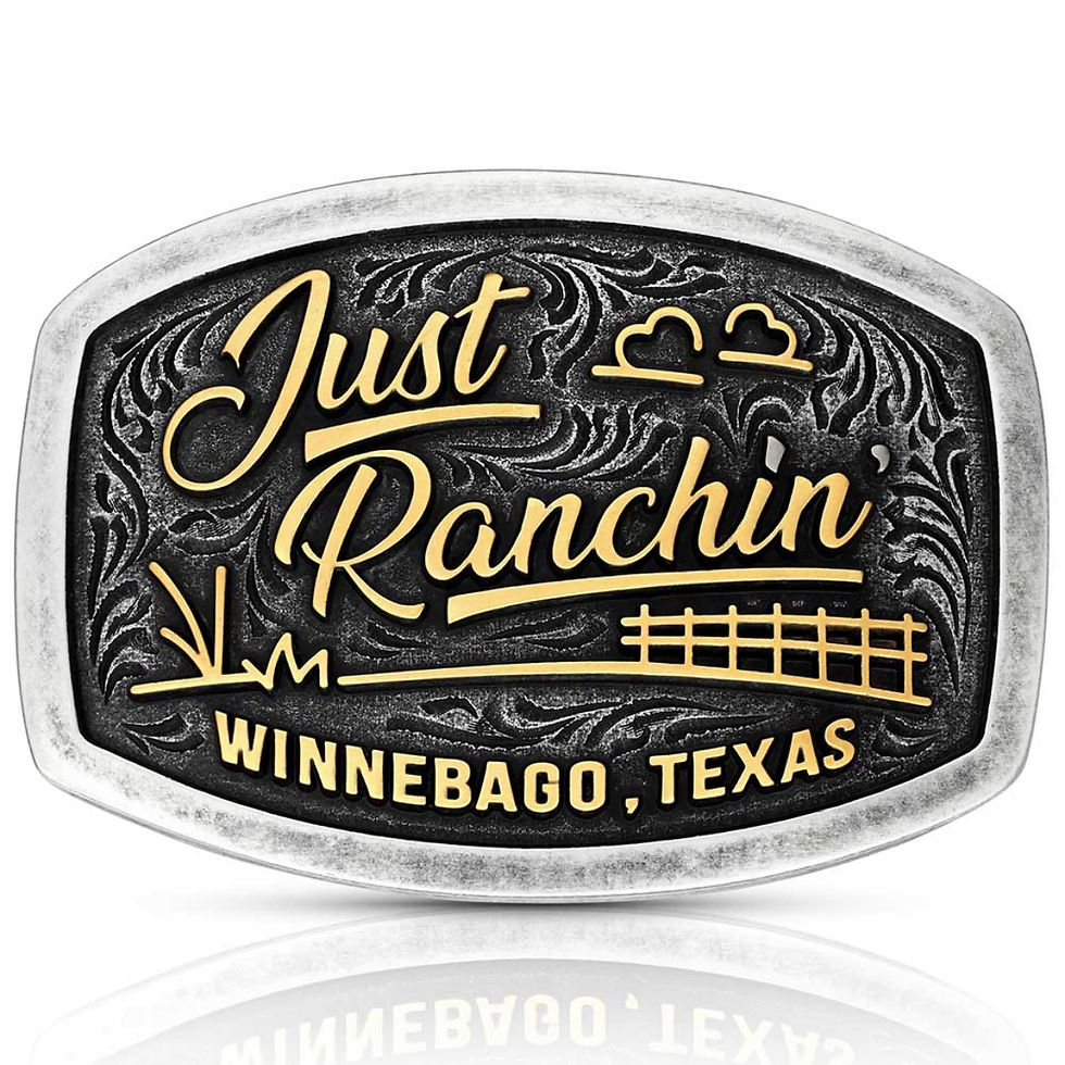 Dale Brisby Buckle - Winnebago Homestead 