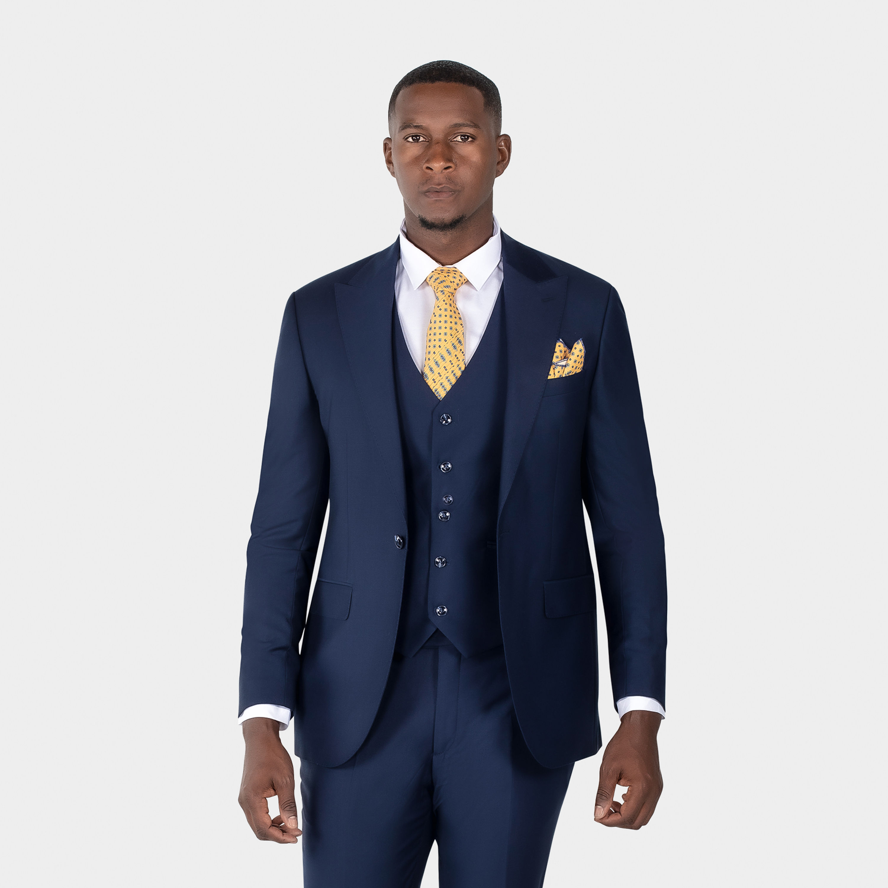 COSTUME TROIS PIÈCES BLEU MARINE