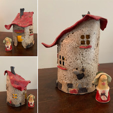 "Ruffled Roof" Gnome Home