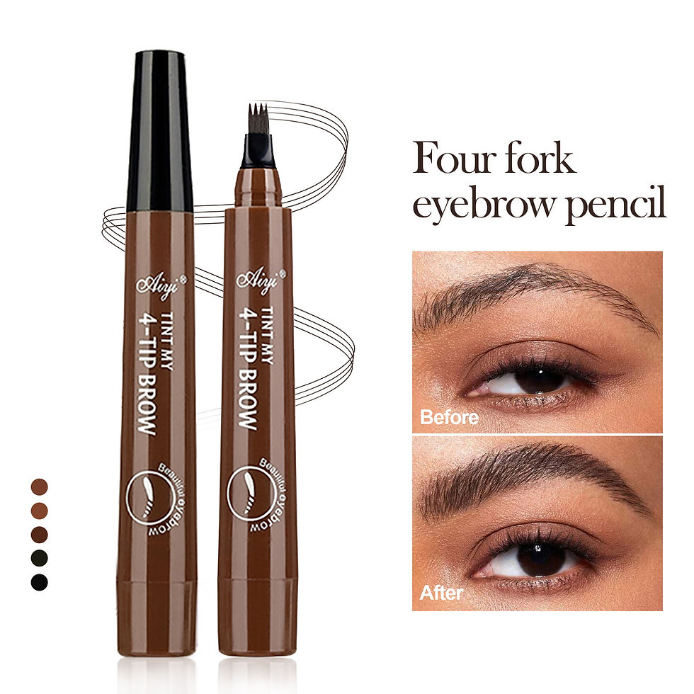 Thumbnail: Four-pronged eyebrow pencil, four-end, long-lasting, non-smudged, water-resistan