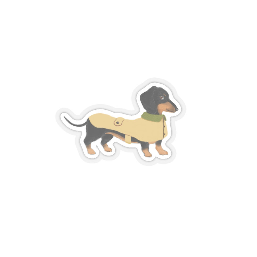 Thumbnail: Mr. Pickle's Winter Wardrobe Kiss-Cut Sticker
