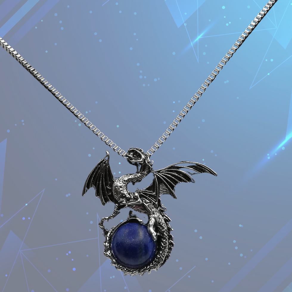 Guardian Dragon of the Lapis Lazuli Crystal