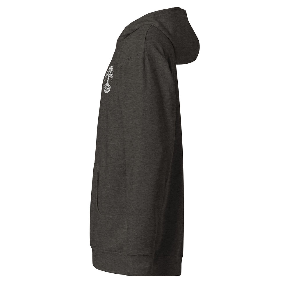 Thumbnail: Nytewood Embroidered Unisex midweight hoodie (White Logo)