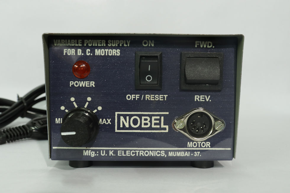 Thumbnail: Variable power supply for D.C. Motors