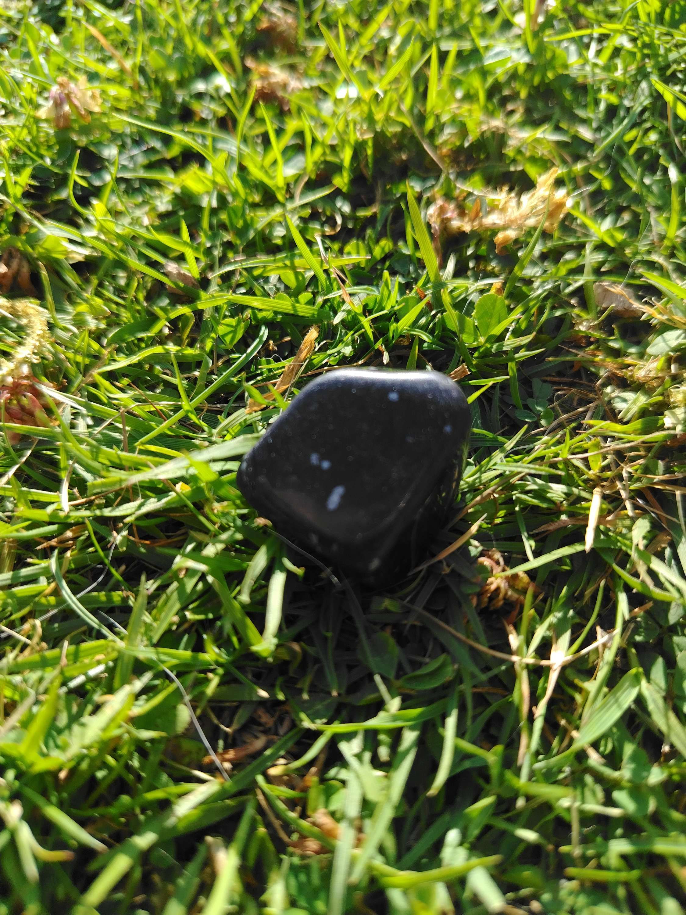 a piece of snowflake obsidian