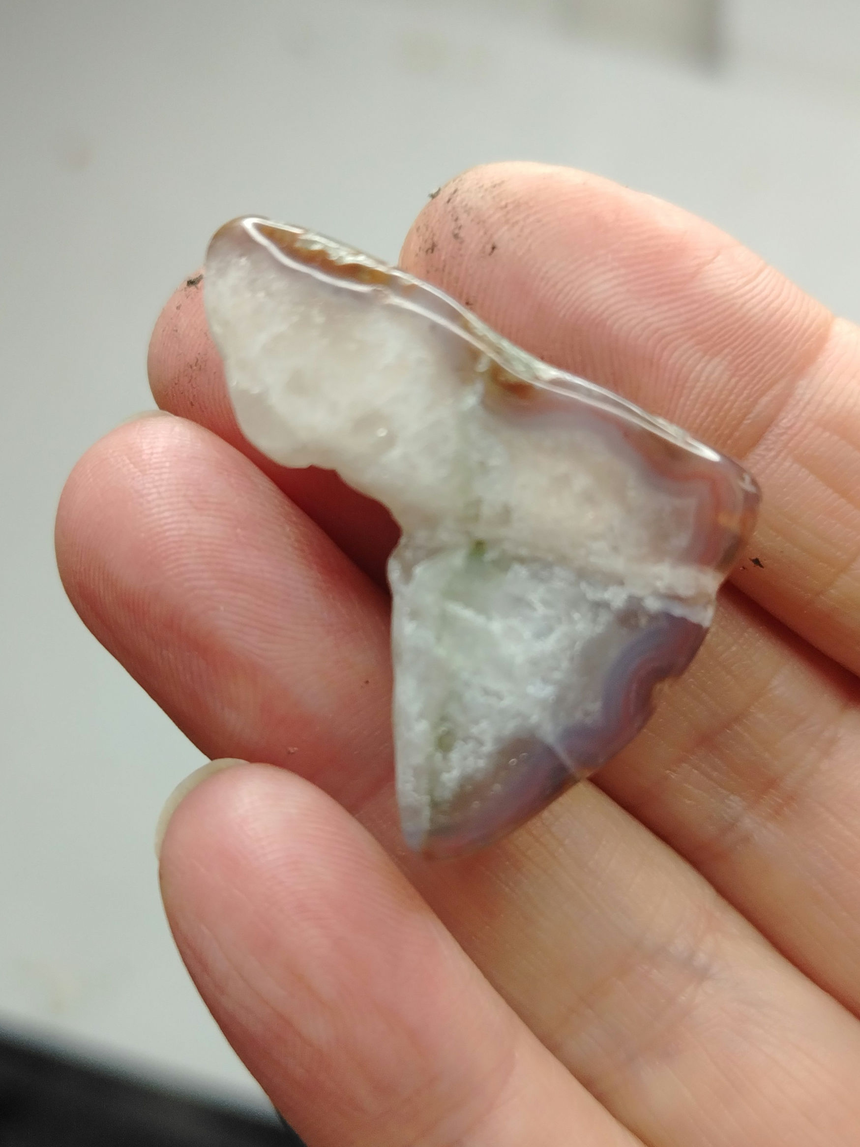 Scottish Banded Agate with Quartz Pocket