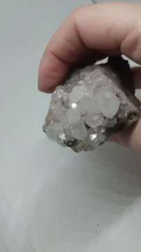 Miniatura: Scottish Quartz Crystal Cluster/druzy 