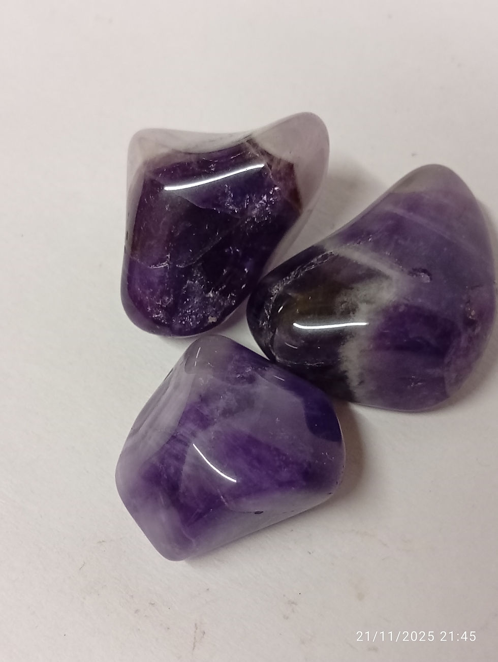 Miniatura: deep purple amethyst tumblestones