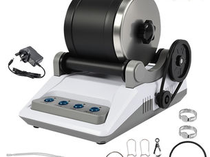 the setup of this budget rock tumbler in the UK.