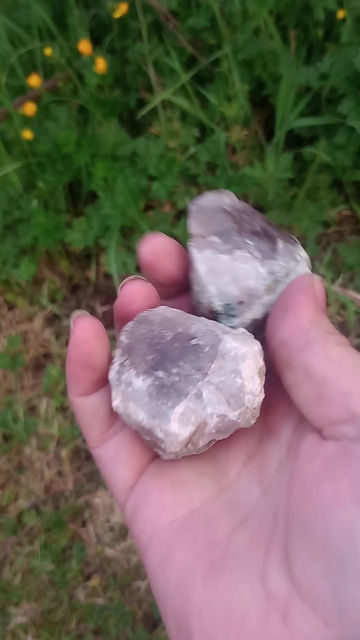 Miniature : 2pcs Scottish Smoky Quartz Crystals