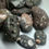 Thumbnail: Amygdaloidal Vesicular Basalt: Galaxy Stones. Grey with Coloured Spots
