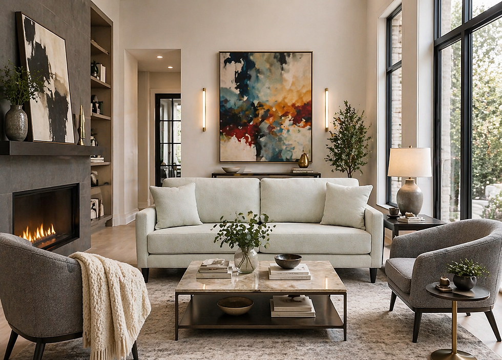 2497 sofa in room setting