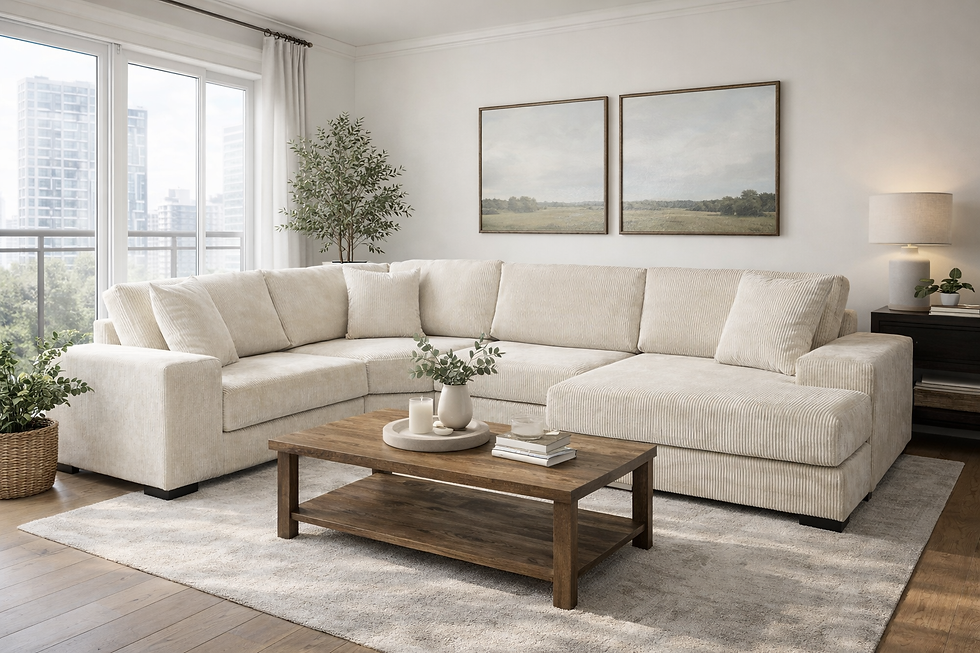 2355 sectional in room setting