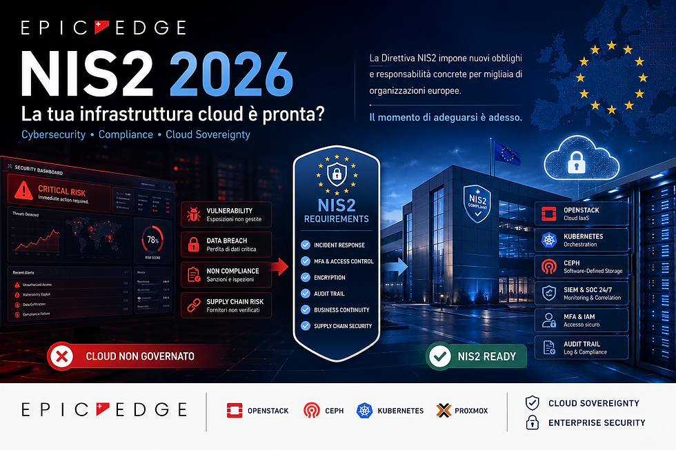 NIS2 2026: cosa cambia per le infrastrutture cloud delle aziende europee