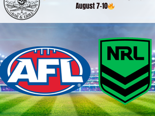 🏉🔥 𝐇𝐮𝐠𝐞 𝐖𝐞𝐞𝐤𝐞𝐧𝐝 𝐨𝐟 𝐅𝐨𝐨𝐭𝐲 & 𝐅𝐨𝐨𝐭𝐛𝐚𝐥𝐥 𝐚𝐭 𝐒𝐜𝐚𝐥𝐥𝐲𝐰𝐚𝐠𝐬! 🔥⚽📅 August 7–10 | AFL Round 22 • NRL Round 23 • International Football📍