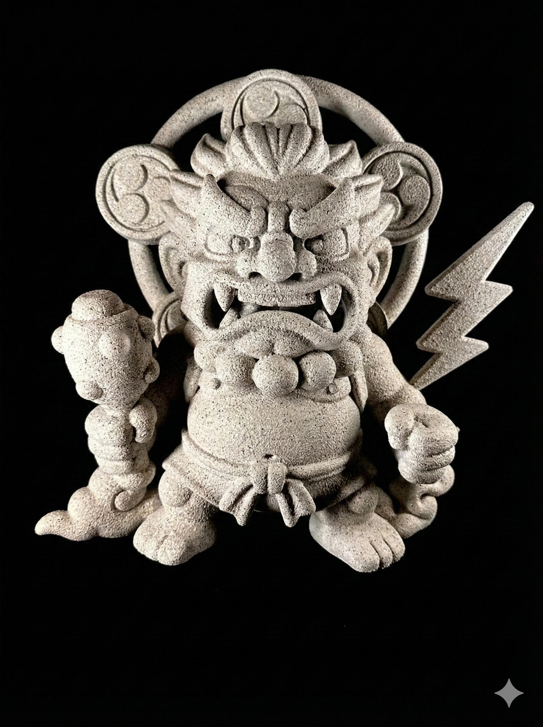 Figura XL raijin dios del trueno 