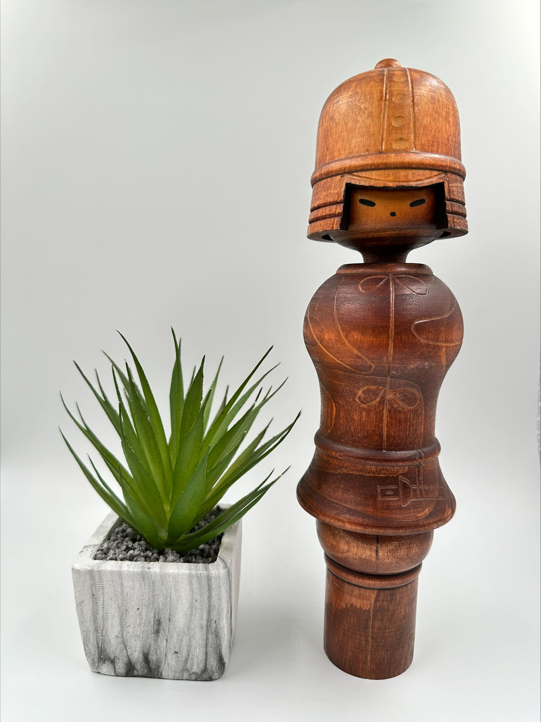 Kokeshi guerrero (bujin) Sansaku Sekiguchi