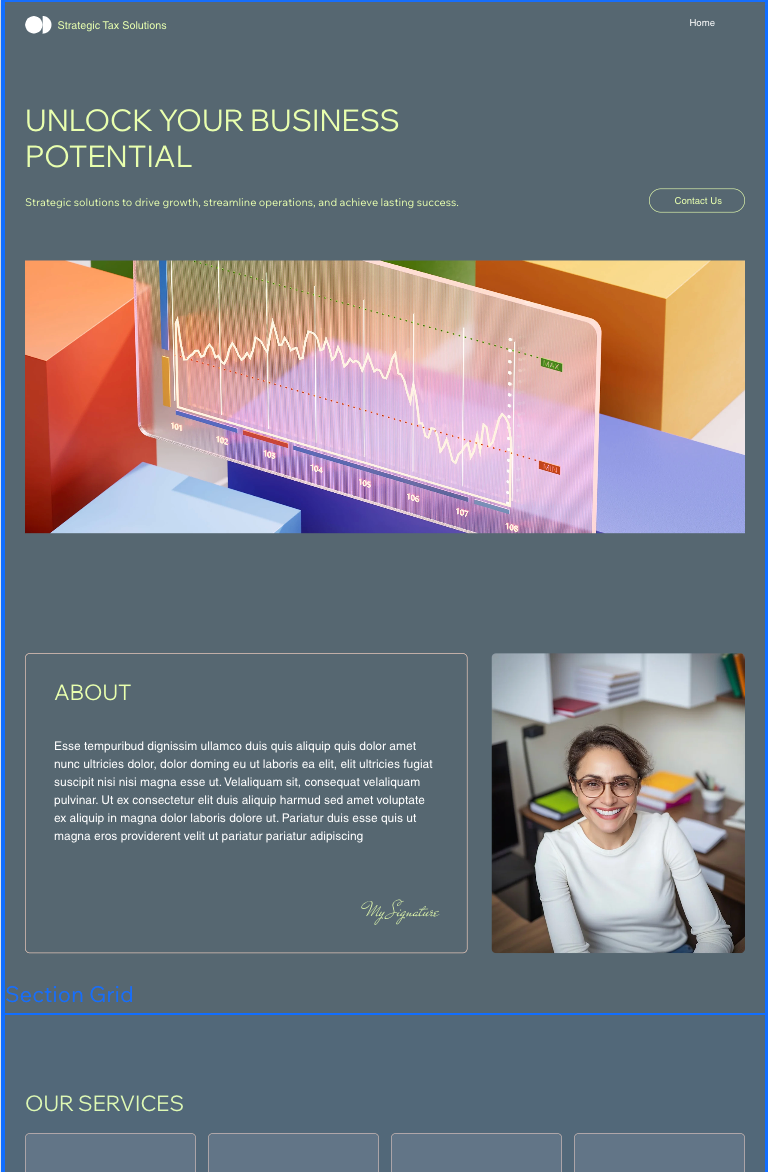 Example Business Website