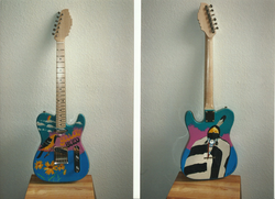 Painted Guitar 4