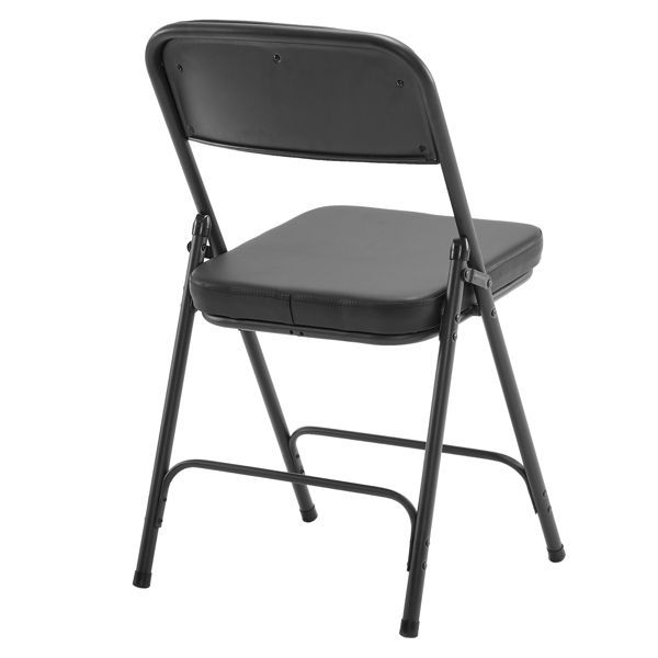 Thumbnail: 2 Pack Metal Folding Chairs with Padded Seat and Back, for Home and Office, Indo