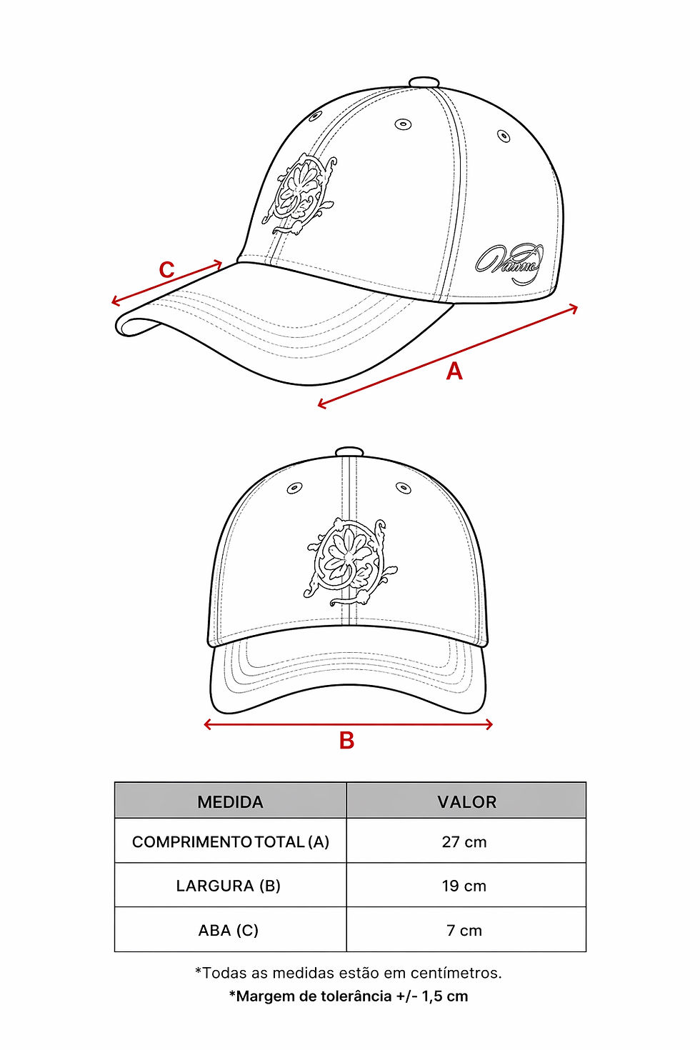 Miniatura: BONÉ DAD HAT "LOVE" VERMELHO