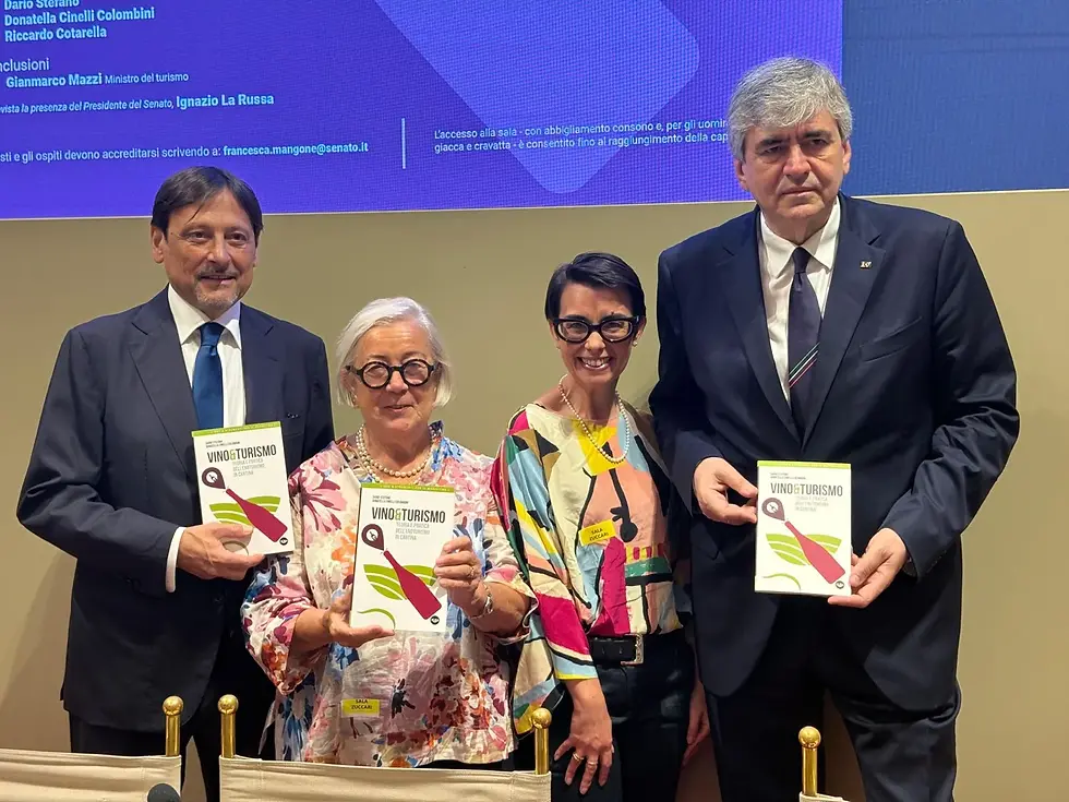 Vino e Turismo. Teoria e pratica dell’enoturismo in cantina. Al Senato il nuovo manuale per la “New Generation” del turismo del vino italiano