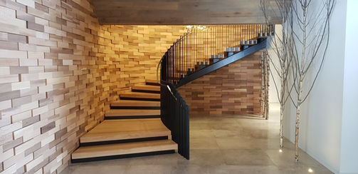 Sheel staircase for Hotel Sheet Metalcraft craftsmanship NZ