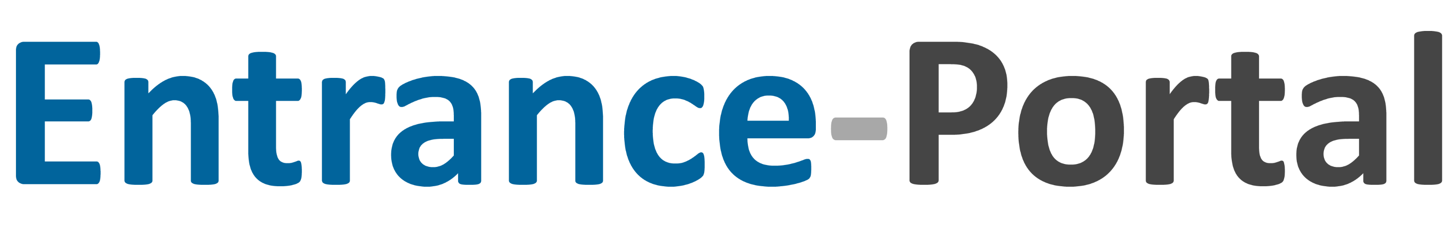 Entrance portal logo