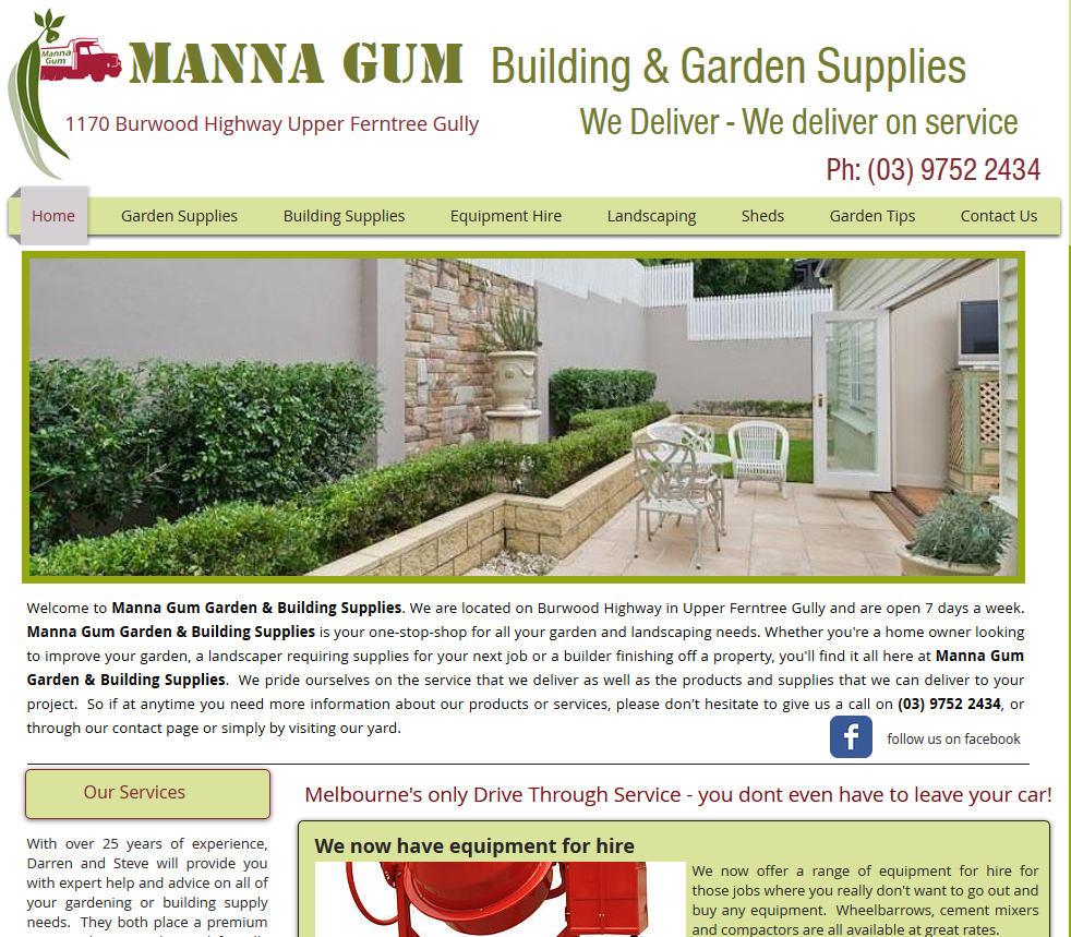 Manna Gum Building & Garden Supplies
