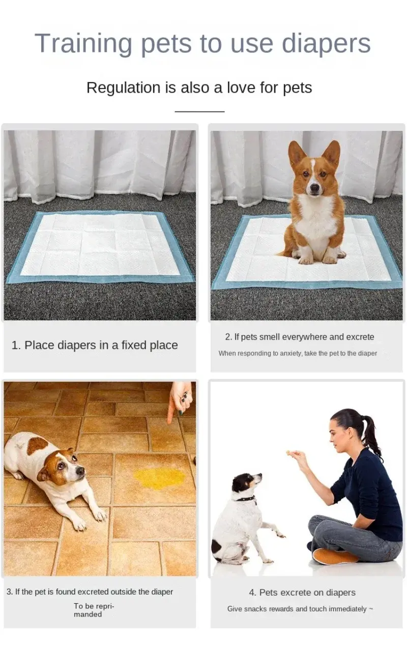 Miniatura: Tappetini assorbenti per cani e cuccioli con controllo degli odori