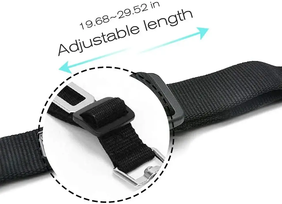 Thumbnail: Adjustable Pet Cat Dog Car Seat Belt Pet Seat Vehicle Dog Harness Lead Clip Safe