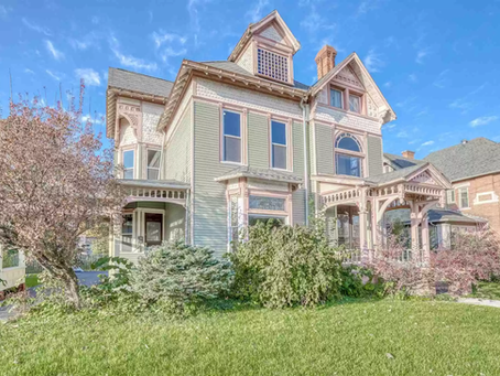 Indiana 1883 H.H. Arnold Mansion With Grand Original Woodwork Lists At Just $349,900! See Inside!