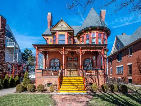 13 Room 1890 Whiskey Baron's Mansion With Original Opulence Lists for $375,000!