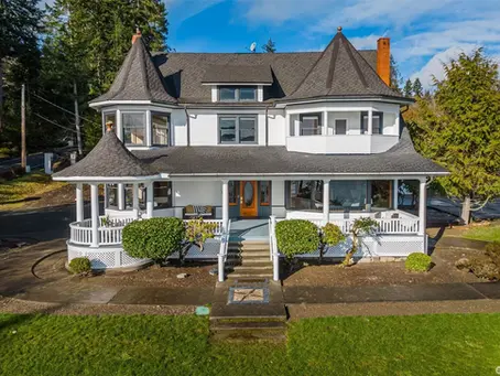 Washington National Register Victorian Waterfront Estate Lists For $1,600,000!