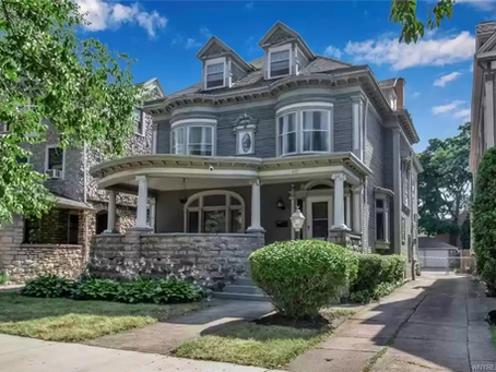 Buffalo NY 8 Bedroom Colonial Revival Brimming With Architectural Elegance Lists For $499K!