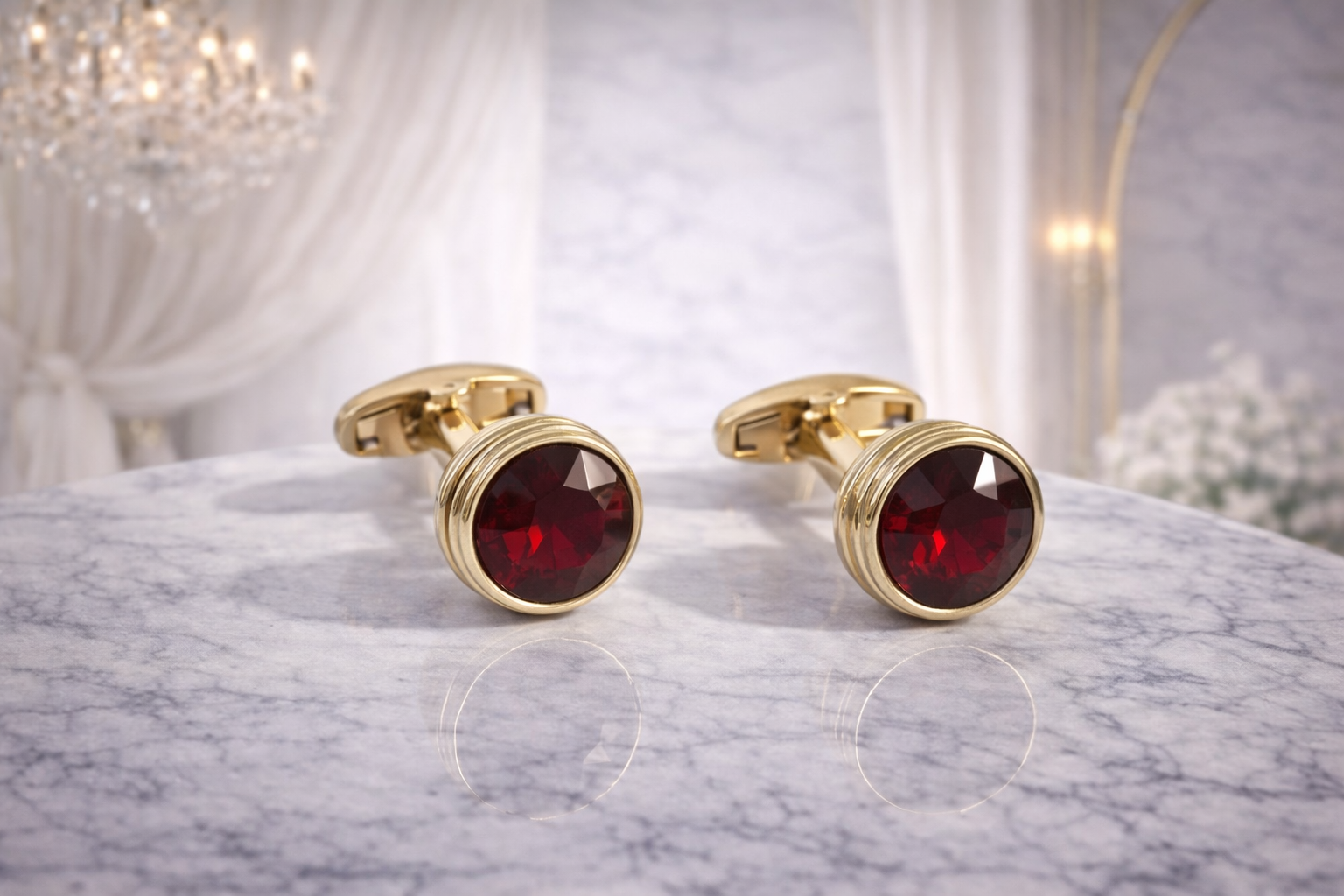 Butoni Gold Red