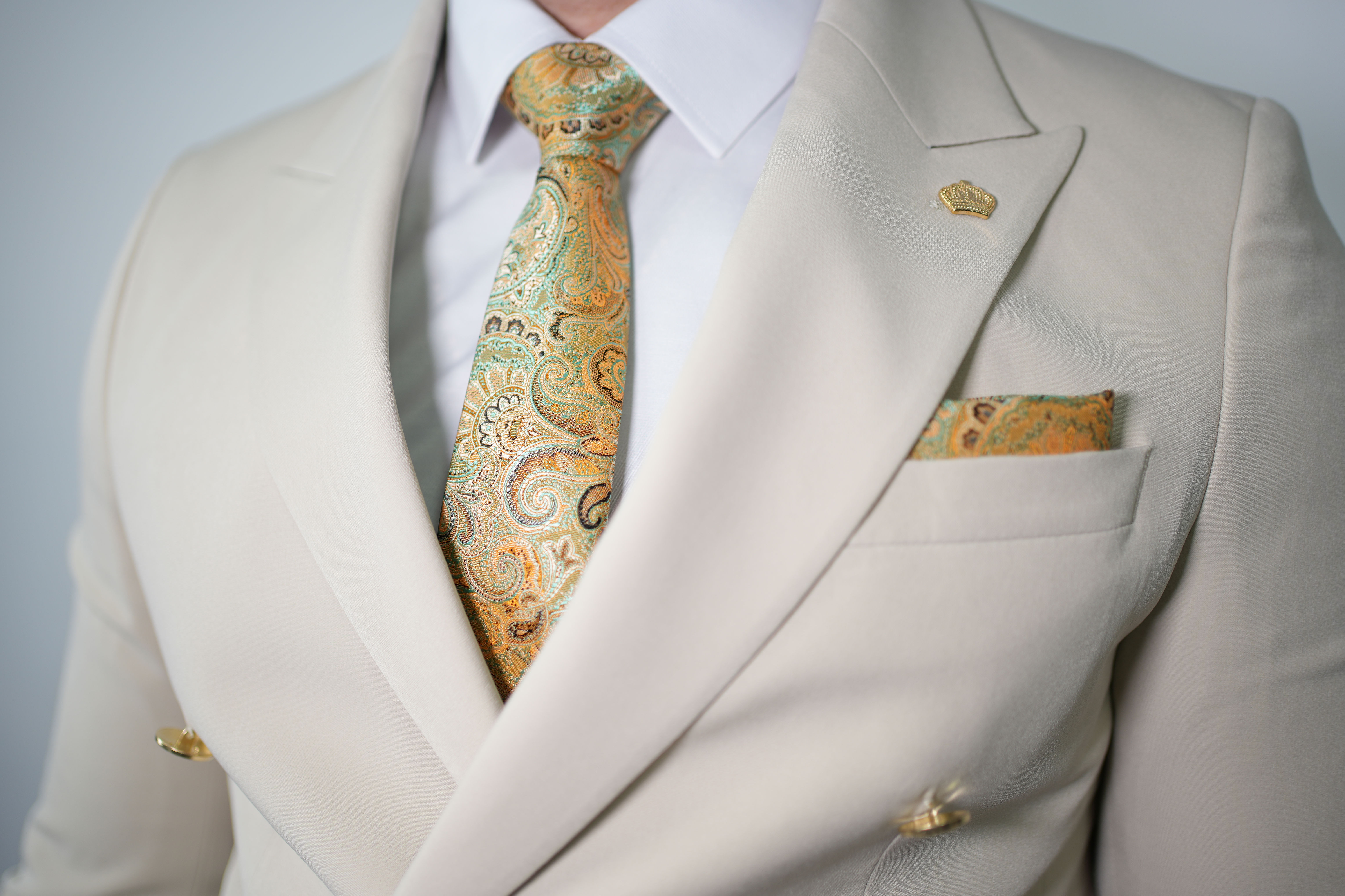 Cravata Galbena Eleganta