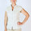 Thumbnail: Tse: Cap Sleeve Mandarin Collar Blouse
