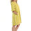Thumbnail: Milla: Pure Linen Bell Shaped boat neck box pleat linen dress