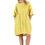 Thumbnail: Milla: Pure Linen Bell Shaped boat neck box pleat linen dress