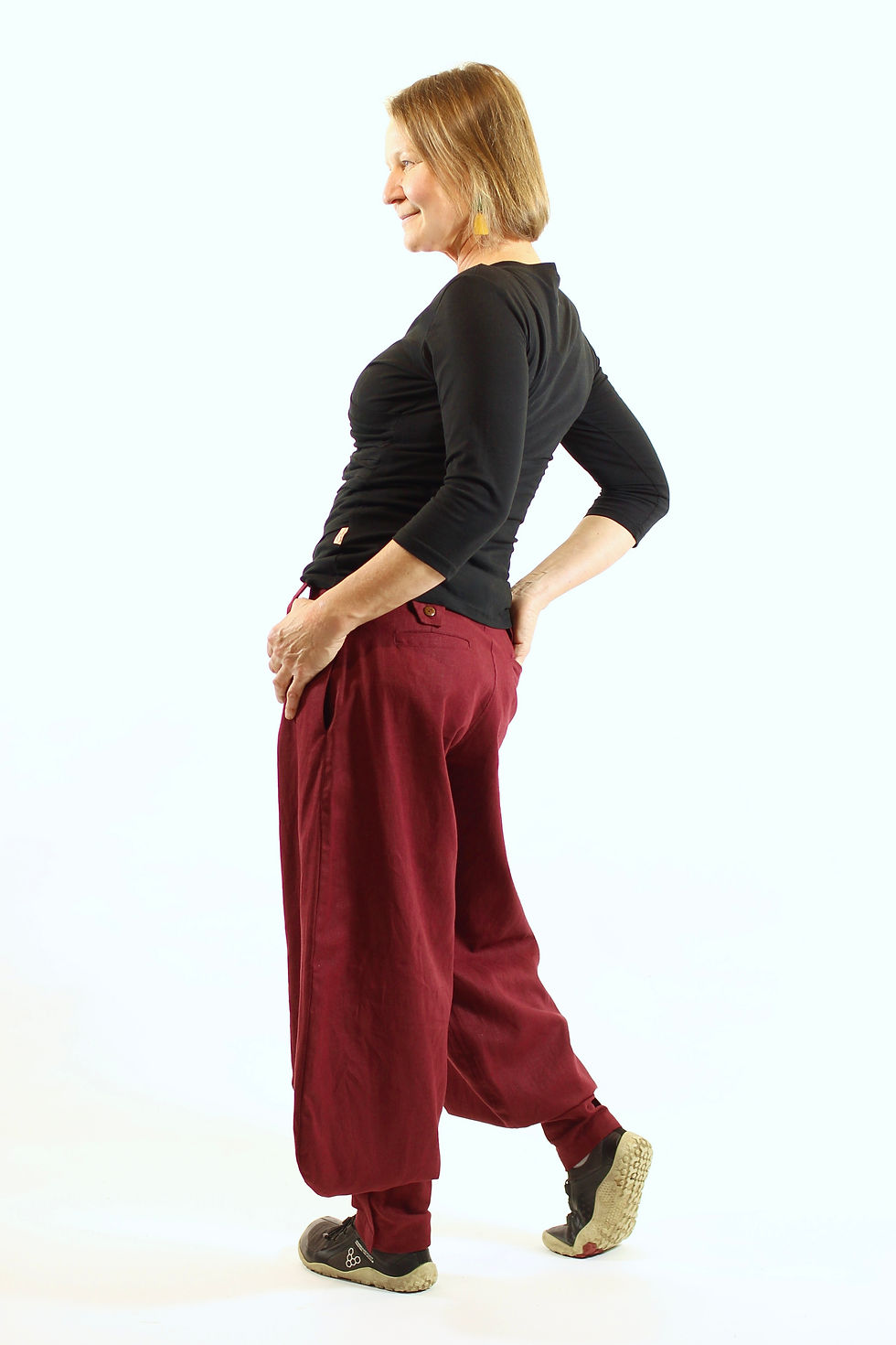 Thumbnail: Subo: Japanese style Workman's pants in Rami/Linen Blend