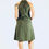 Thumbnail: TangoH: Halterneck Knee length dress in Hemp/Organic Cotton, with deep pocket