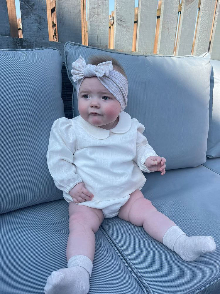Thumbnail: Linen  top and matching shorts set