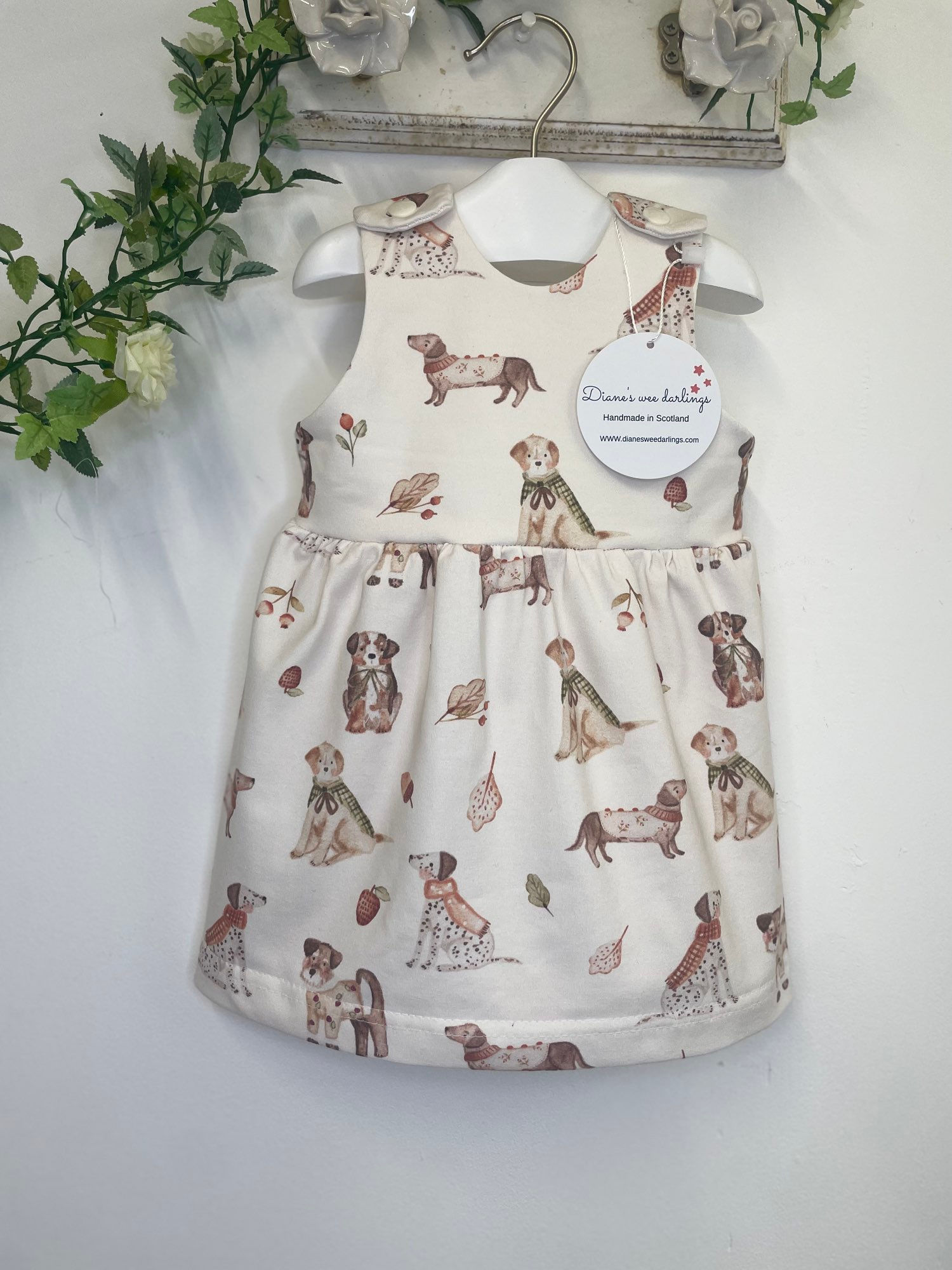 Doggie tales organic baby dress