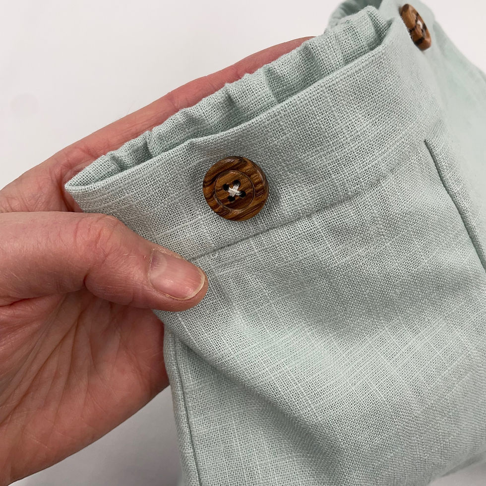 Thumbnail: Linen  top and matching shorts set