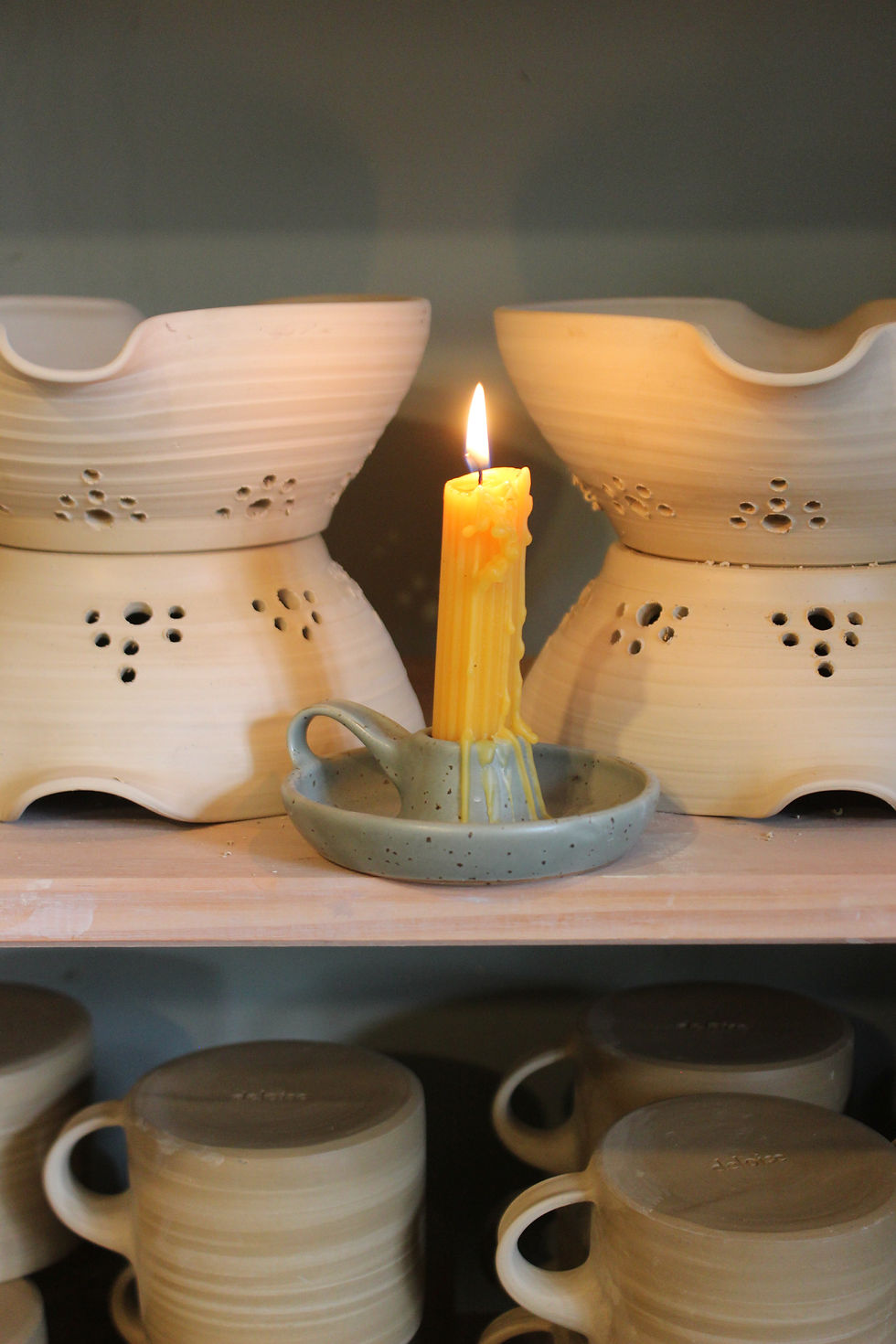 Thumbnail: Candle holder - Ocean Blue