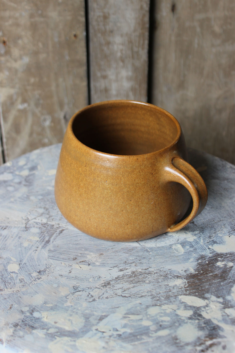 Thumbnail: Apricot speckled mug